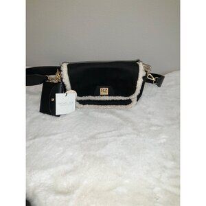 Rachel  Zoe New Black Sherpa bag with coin purse